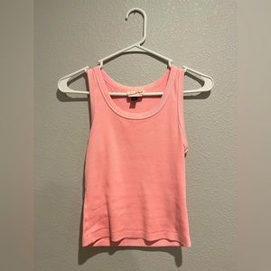 Women Pink Short Tank Top